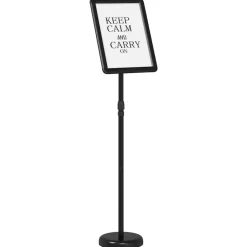 vidaXL Beurs Displays Zwart 30 x 25 x 128 cm Aluminium