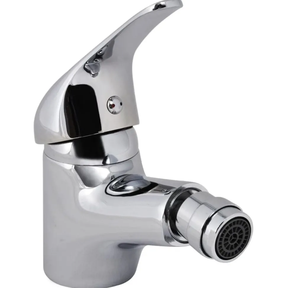 vidaXL Bidetkraan 2 st chroom