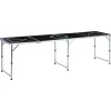 vidaXL Bierpongtafel inklapbaar 240 cm zwart