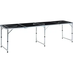 vidaXL Bierpongtafel met bekers en ballen inklapbaar 240 cm