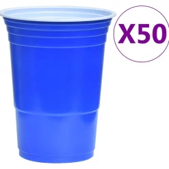 vidaXL Bierpongtafelset 0,5 L kunststof