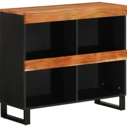 vidaXL Bijzetkast 85x33x75 cm massief acaciahout