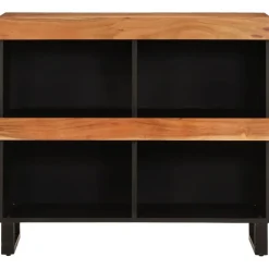 vidaXL Bijzetkast 85x33x75 cm massief acaciahout