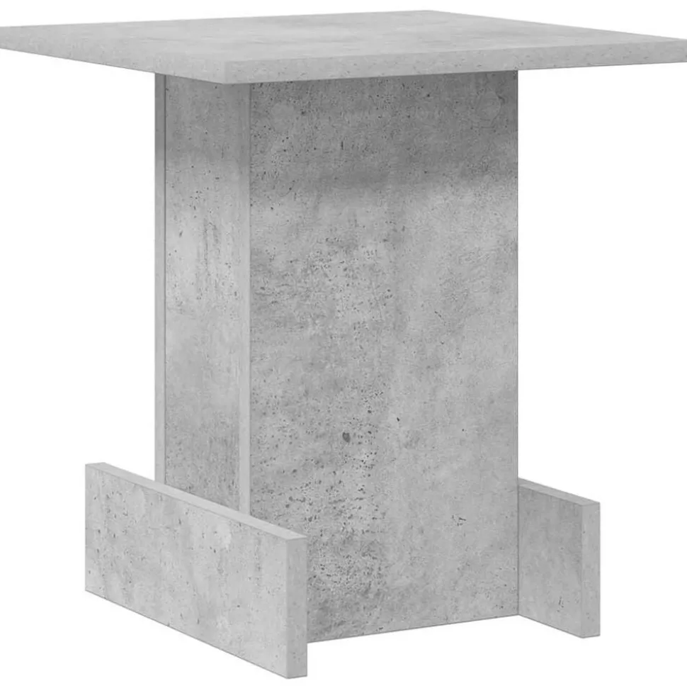 vidaXL Bijzettafel Beton Grijs 35,5 x 35 x 40 cm Bewerkt hout