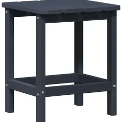 vidaXL Bijzettafel Marineblauw 38 x 38 x 46 cm Polyetheen