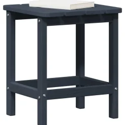vidaXL Bijzettafel Marineblauw 38 x 38 x 46 cm Polyetheen