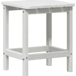 vidaXL Bijzettafel Wit 38 x 38 x 46 cm Polyetheen