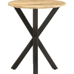 vidaXL Bijzettafel 48x48x56 cm massief mangohout