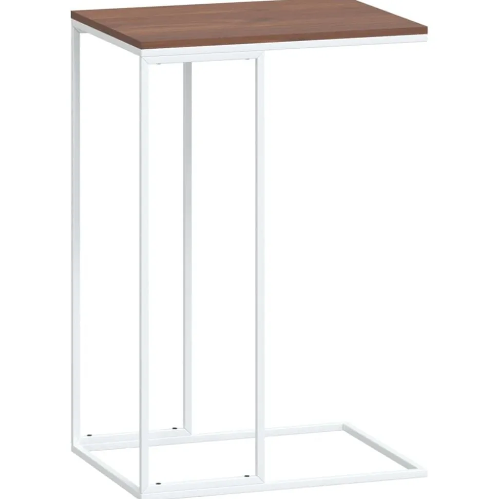 vidaXL Bijzettafel 40x30x59 cm bewerkt hout wit