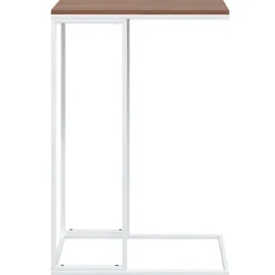 vidaXL Bijzettafel 40x30x59 cm bewerkt hout wit