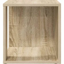 vidaXL Bijzettafel 33x33x34,5 cm bewerkt hout sonoma eikenkleurig