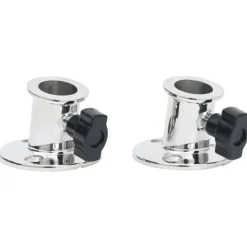 vidaXL Biminibasis2 st voor 26 mm buis rondroestvrij staal