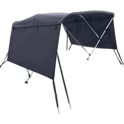 vidaXL Biminitop 3 bogen met zijwanden 183x(185-198)x137 cm