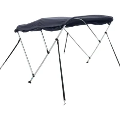 vidaXL Biminitop 3 bogen met zijwanden 183x(185-198)x137 cm