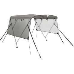 vidaXL Biminitop 3 bogen met mesh zijwanden 183x(137-152)x137 cm