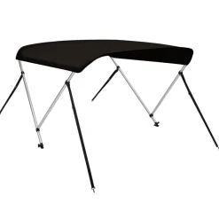 vidaXL Biminitop 2 bogen 150x120x110 cm zwart