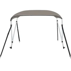 vidaXL Biminitop 2 bogen 150x120x110 cm grijs