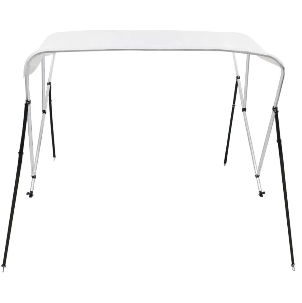 vidaXL Biminitop 3-boogs 183x140x137 cm wit