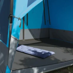 vidaXL Binnentent met dak met opslag Blauw 291 x 291 x 240 cm taft