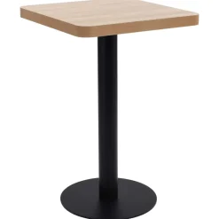 vidaXL Bistrotafel 50x50 cm MDF lichtbruin