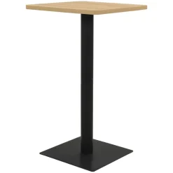 vidaXL Bistrotafel 70x70x107 cm eikenkleurig