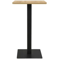 vidaXL Bistrotafel 70x70x107 cm eikenkleurig