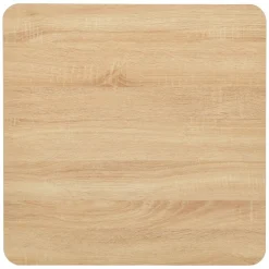 vidaXL Bistrotafel 70x70x107 cm eikenkleurig