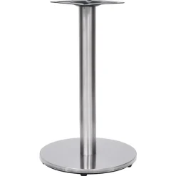 vidaXL Bistrotafelpoot Ø45x72 cm roestvrij staal zilverkleurig