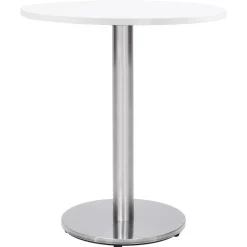 vidaXL Bistrotafelpoot Ø45x72 cm roestvrij staal zilverkleurig