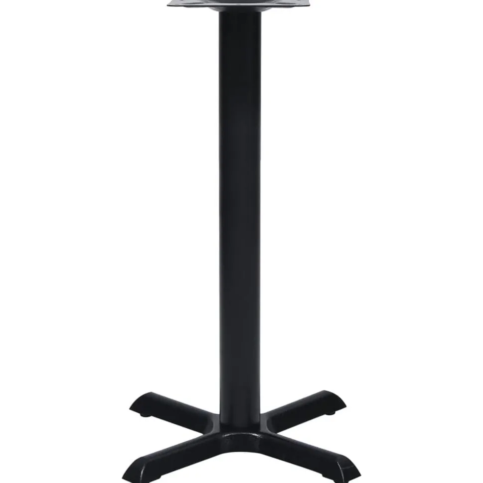 vidaXL Bistrotafelpoot 56x56x72 cm gietijzer zwart
