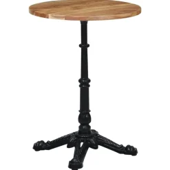 vidaXL Bistrotafelpoot 52x52x72 cm gietijzer zwart