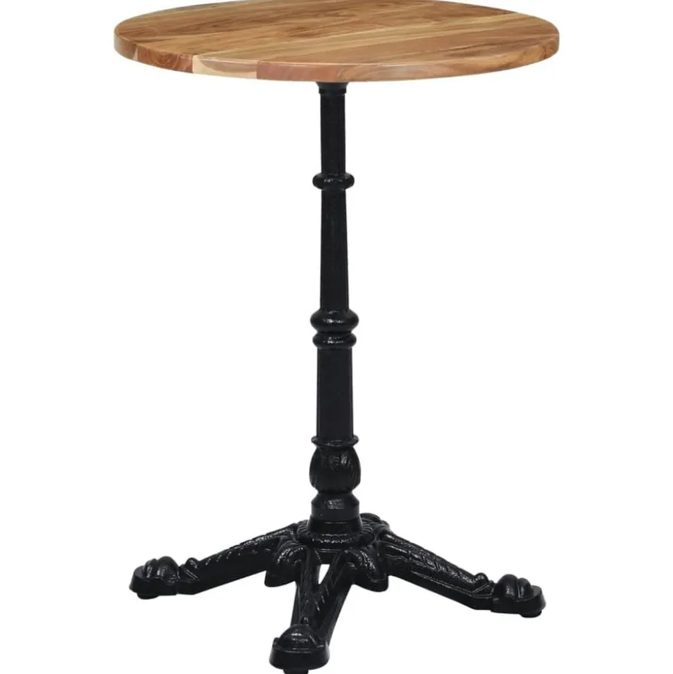 vidaXL Bistrotafelpoot 52x52x72 cm gietijzer zwart