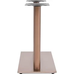 vidaXL Bistrotafelpoot 70x40x72 cm roestvrij staal messingkleurig