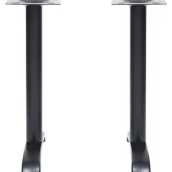 vidaXL Bistrotafelpoten 2 st 61x8x72 cm gietijzer zwart