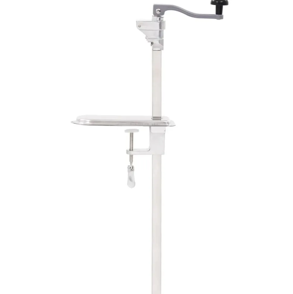 vidaXL Blikopener 70 cm aluminium en roestvrij staal zilverkleurig