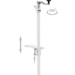 vidaXL Blikopener 70 cm aluminium en roestvrij staal zilverkleurig