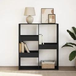 vidaXL Boekenkast / kamerscherm 100x33x115 cm zwart