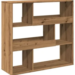vidaXL Boekenkast / kamerscherm 100x33x94,5 cm artisanaal eikenkleurig