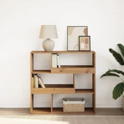 vidaXL Boekenkast / kamerscherm 100x33x94,5 cm artisanaal eikenkleurig