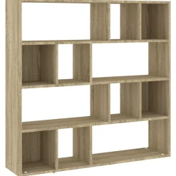 vidaXL Boekenkast / kamerscherm 105x24x102 cm sonoma eikenkleurig