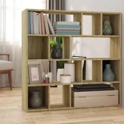 vidaXL Boekenkast / kamerscherm 105x24x102 cm sonoma eikenkleurig