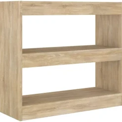 vidaXL Boekenkast / kamerscherm 80x30x72 cm sonoma eikenkleurig