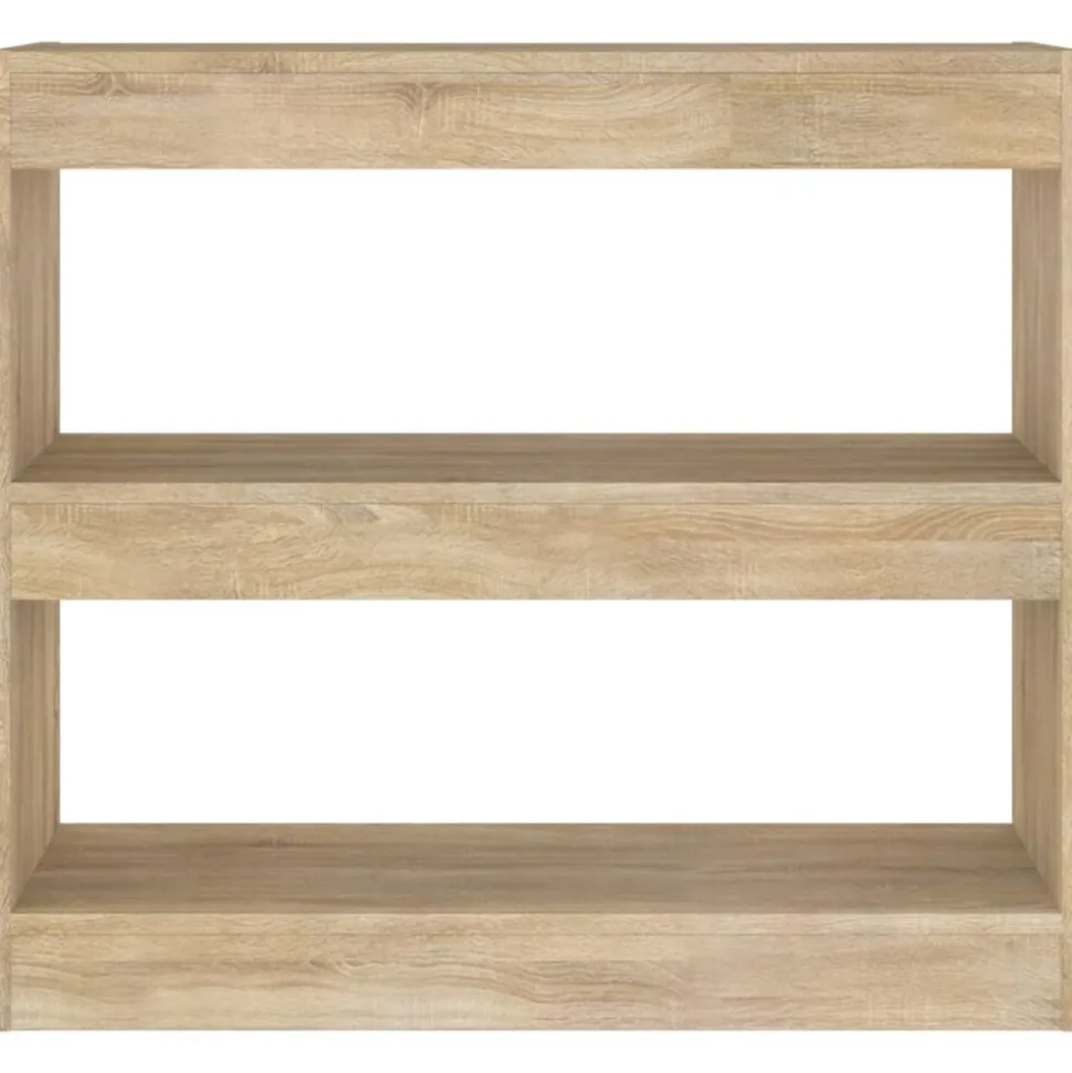 vidaXL Boekenkast / kamerscherm 80x30x72 cm sonoma eikenkleurig
