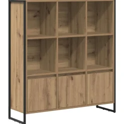 vidaXL Boekenkast 2 pcs Ambachtelijk eiken 99,5 x 30 x 108 cm