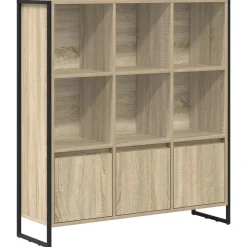 vidaXL Boekenkast 2 pcs Sonoma 99,5 x 30 x 108 cm Bewerkt hout