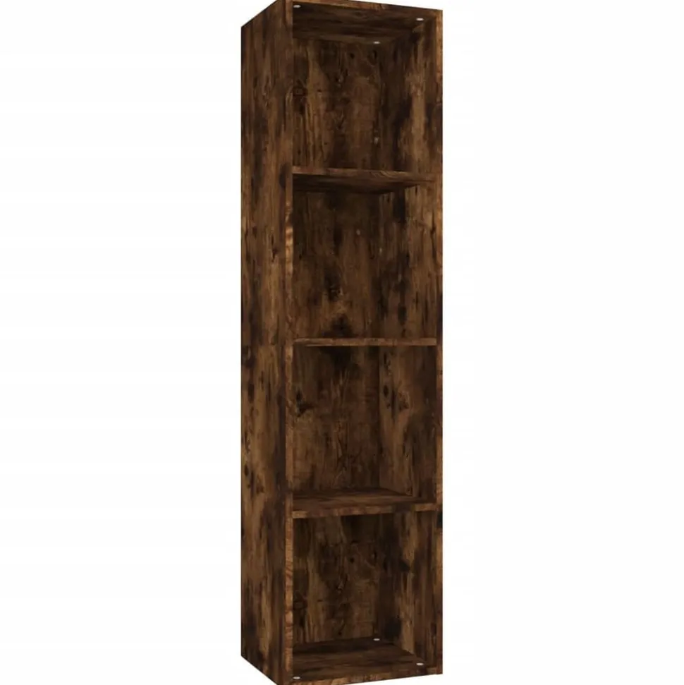 vidaXL Boekenkast / tv-meubel 36x30x143 cm bewerkt hout gerookt eiken