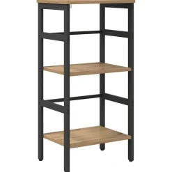 vidaXL Boekenkast Artisan Eiken 40 x 29,5 x 81 cm Bewerkt hout