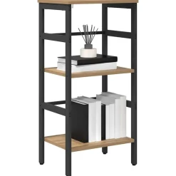 vidaXL Boekenkast Artisan Eiken 40 x 29,5 x 81 cm Bewerkt hout