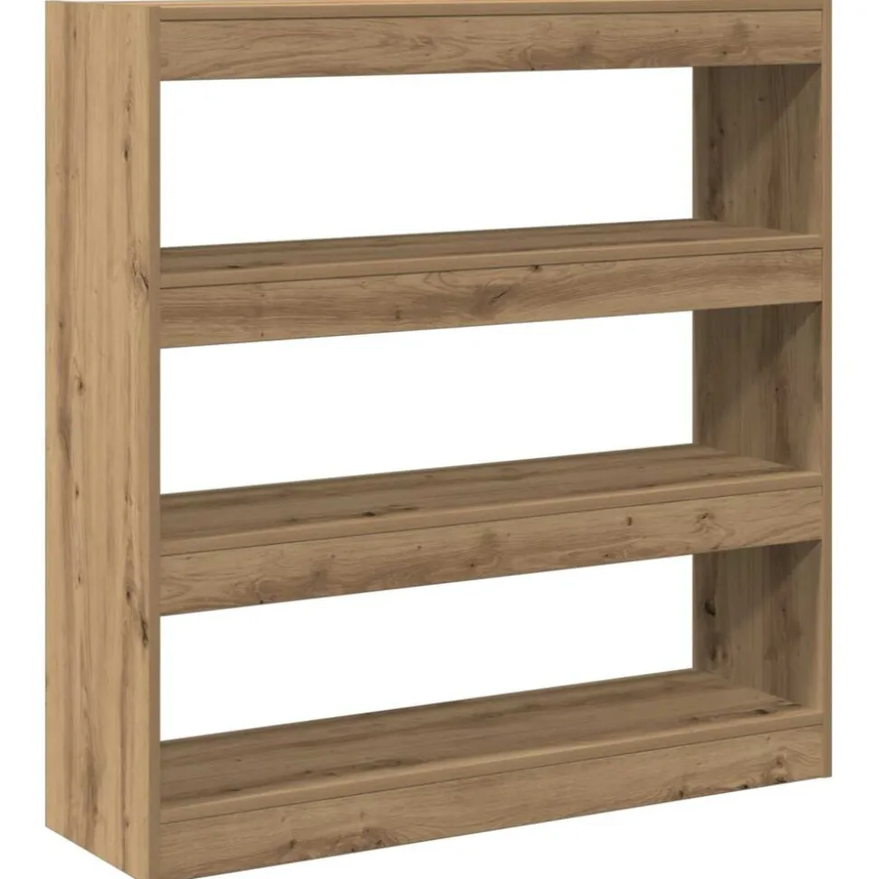 vidaXL Boekenkast artisanaal eikenkleurig 100 x 30 x 103 cm