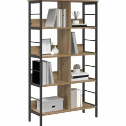 vidaXL Boekenkast Artisan Eiken 82 x 32 x 144,5 cm Bewerkt hout